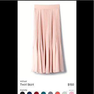 Nwt aritzia twirl skirt
